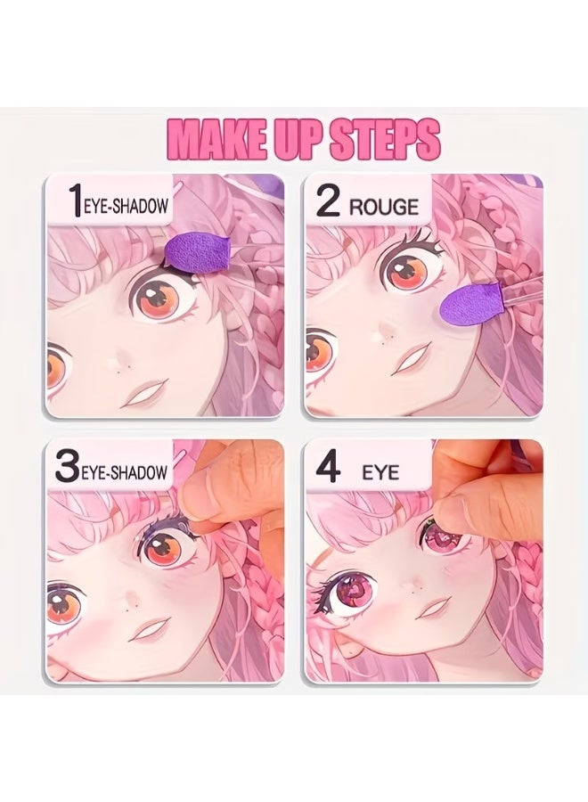 كابسترو مجموعة مكياج الأميرة للعب التخيلي - حقيبة تخزين مستحضرات التجميل مع إكسسوارات للعب الأدوار والتظاهر | نشاط إبداعي للأطفال بعيدًا عن الشاشات. - Image 4